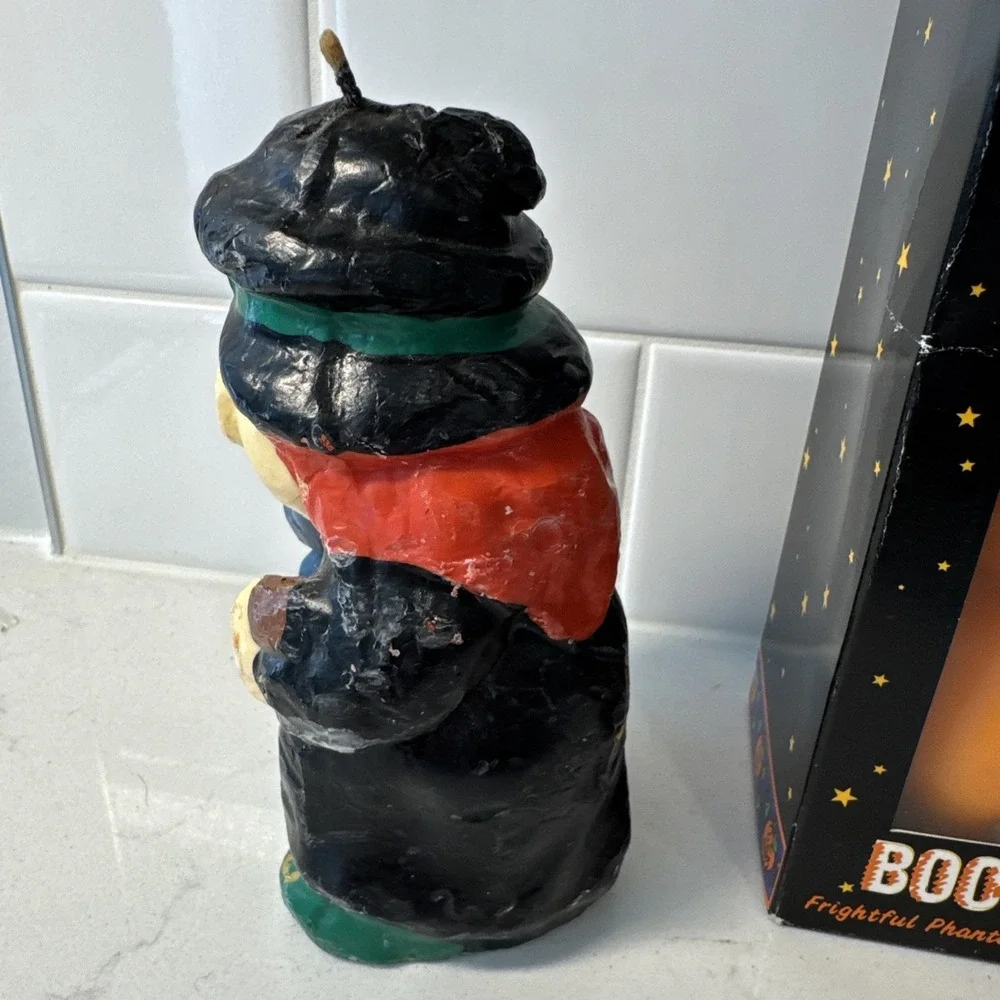 VTG Lot 18‎ Halloween Candles Not Lit Witch Pumpkins